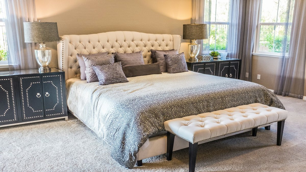 A calm, cosy living room set up for an at-home date night