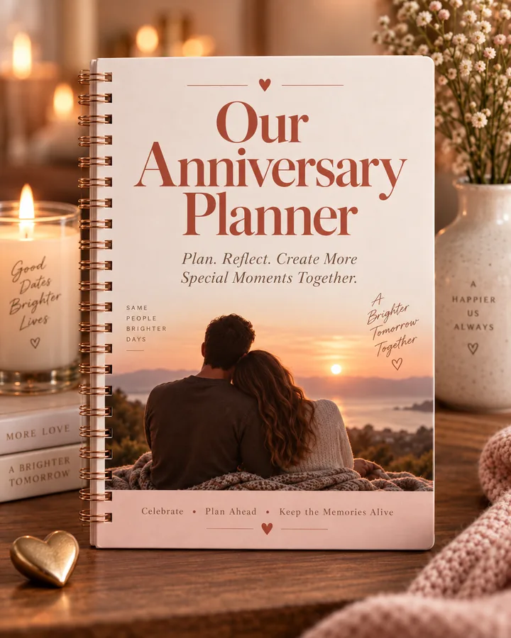 Our Anniversary Planner Digital Download